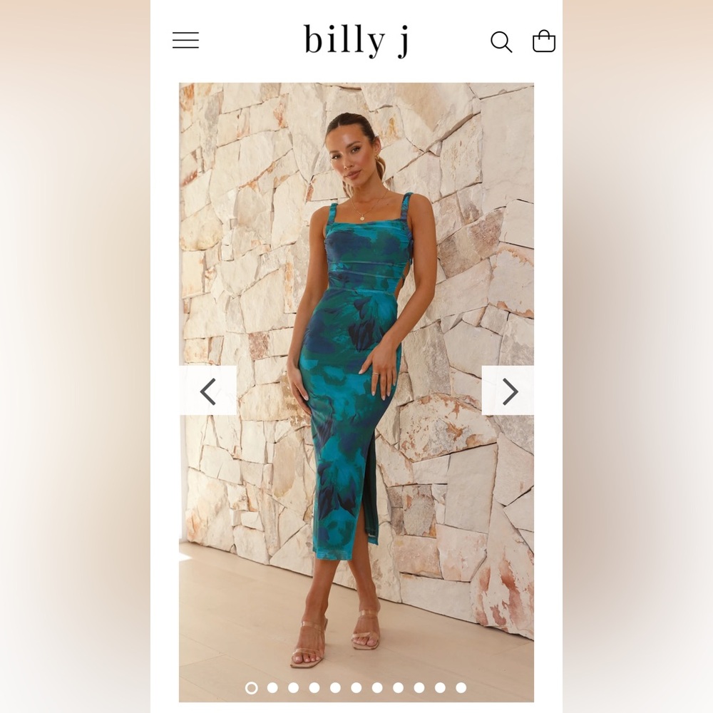 Azalea Midi Dress Green